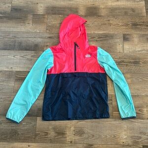 The North Face Girls Raincoat Colorful Size XL
